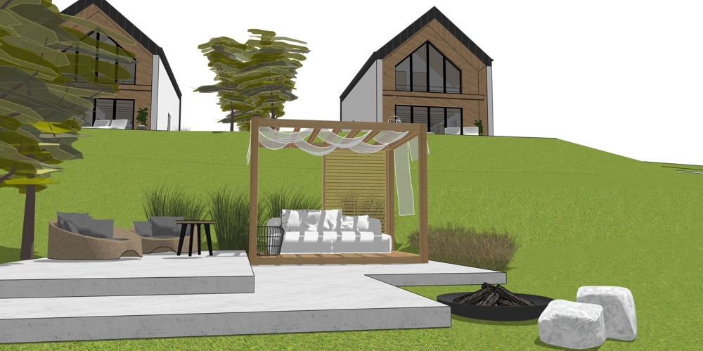 widok na strefę rekreacyjną